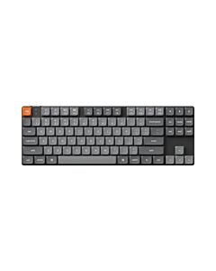 Keychron K1 MAX niskoprofilowa bezprzewodowa klawiatura mechaniczna z podświetleniem białym Gateron Red Switch - Czarna (Black)