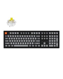 Keychron K10 MAX bezprzewodowa klawiatura mechaniczna z podświetleniem białym Keychron Super Banana Switch - Czarna (Black)