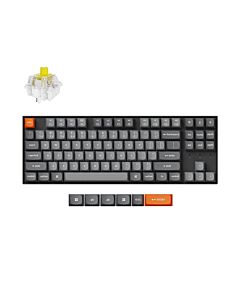 Keychron K8 MAX bezprzewodowa klawiatura mechaniczna z podświetleniem białym Keychron Super Banana Switch - Czarna (Black)