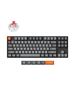 Keychron K8 MAX bezprzewodowa klawiatura mechaniczna z podświetleniem białym Keychron Super Red Switch - Czarna (Black) - Outlet