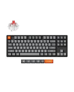 Keychron K8 MAX bezprzewodowa klawiatura mechaniczna z podświetleniem RGB Keychron Hot-Swap Super Red Switch - Czarna (Black)