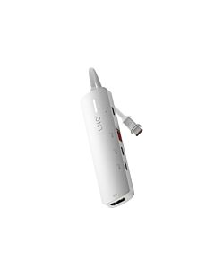 LINQ Hub 5in1 Pro USB-C Multiport /4K HDMI / USB-C PD 140W / USB-A / 2 x USB-C - Srebrny