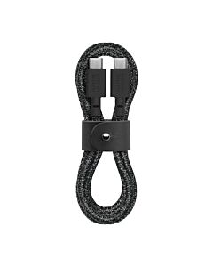 Native Union Belt Cable Kabel USB-C na USB-C 1,2 m - Czarny (cosmos)