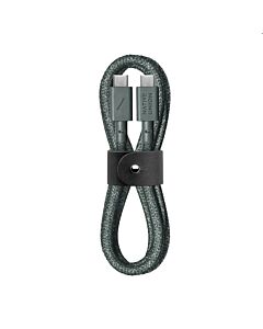 Native Union Belt Cable Kabel USB-C na USB-C 1,2 m - Zielony (slate green)