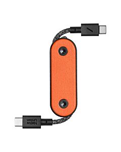 Native Union Pocket Cable Kabel USB-C na USB-C 17cm - Pomarańczowy