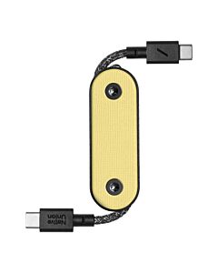 Native Union Pocket Cable Kabel USB-C na USB-C 17cm - Żółty