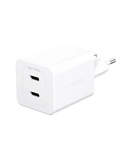 PanzerGlass Empower Turbo Ładowarka sieciowa 45W  2 x USB-C - Biała