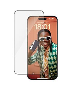 PanzerGlass Ultra-Wide Fit Szkło ochronne do iPhone 15 Pro Max - czarna ramka