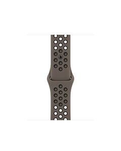 Pasek sportowy Nike w kolorze Olive Grey/czarnym do koperty 41 mm