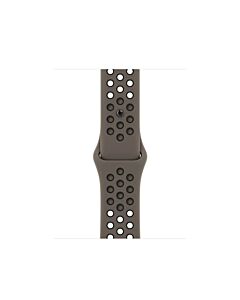 Apple Pasek sportowy Nike w kolorze Olive Grey/czarnym do Apple Watch do koperty 41 mm - rozmiar uniwersalny