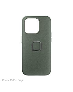Peak Design Mobile Everyday Etui do iPhone 15 Pro z MagSafe - Szarozielone