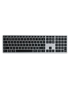 Satechi Slim X3 Klawiatura z układem numerycznym Bluetooth do czterech urządzeń USB-C - Gwiezdna szarość