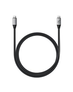 Satechi USB4 V2 Pro Kabel USB-C na USB-C / PD 240W / 120/80 Gbps / 8K-120 Hz / 8K-60 Hz lub 4K-144 Hz / 1,2 m - Gwiezdna szarość