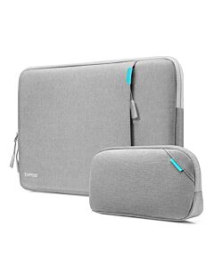 Tomtoc Defender-A13 Zestaw Pokrowiec na MacBooka Air 13 i organizer na kable - Ciemnoszary (Dark Gray)