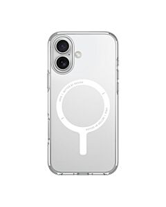 UNIQ Clario Etui do iPhone 16 kompatybilne z MagSafe - Przezroczyste