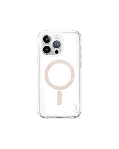 UNIQ Coehl Glace Etui do iPhone 15 Pro Max kompatybilne z MagSafe - Przezroczyste/ Rose Gold – Outlet