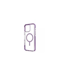 UNIQ Combat Etui do iPhone 16 Plus kompatybilne z MagSafe - Przezroczyste / Różowe