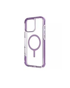 UNIQ Combat Etui do iPhone 16 Plus kompatybilne z MagSafe - Przezroczyste / Różowe