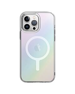 UNIQ LifePro Xtreme Etui do iPhone 15 Pro Max kompatybilne z MagSafe - Przezroczyste/ Opalizujące