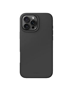 UNIQ Lino Hue Etui silikonowe do iPhone 16 Pro Max kompatybilmne z MagSafe - Grafitowe