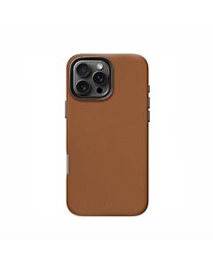 UNIQ Lyden Etui ze skóry ekologicznej do iPhone 16 Pro Max kompatybilne z MagSafe - Brązowe