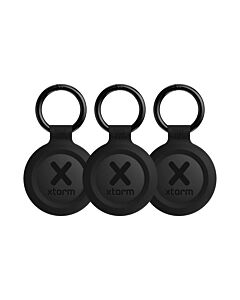 XTORM Travel Tag2 Wodoodporny lokalizator (Apple iOS) 3 pak - Czarny