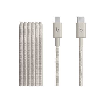 Apple Beats Pleciony przewód USB-C na USB-C (1,5m) - Błyskawiczny beż-1.jpeg
