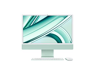 Apple iMac 24" 4,5K Retina M3 8-core CPU + 8-core GPU / 8GB / 256GB SSD / Zielony (Green)