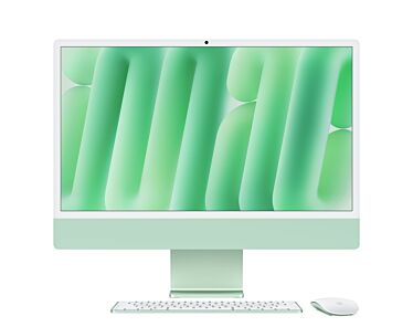 Apple iMac 24" M6 10-core CPU + 10-core GPU / 16GB RAM / 256GB SSD / Magic Keyboard / Magic Mouse / Zielony (Green)