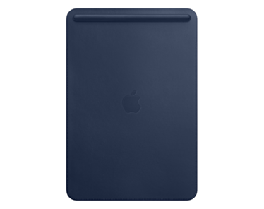 Apple Leather Sleeve - Skórzany futerał do iPad Pro 10,5 - Midnight Blue (nocny błękit)