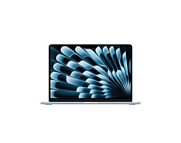 Apple MacBook Air 13 M4 10-core CPU + 10-core GPU / 16GB RAM / 512GB SSD / Klawiatura US / Zasilacz 70 W / Błękitny (Sky Blue) - Outlet
