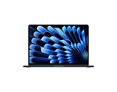 Apple MacBook Air 15 M3 8-rdzeniowy CPU + 10-rdzeniowy GPU / 8 GB RAM / 512 GB SSD / Północ (Midnight)