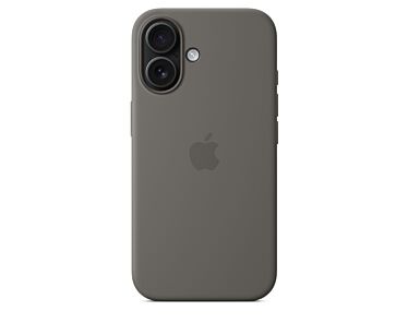 Apple Silikonowe etui do iPhone 16 z MagSafe - Górska Szarość