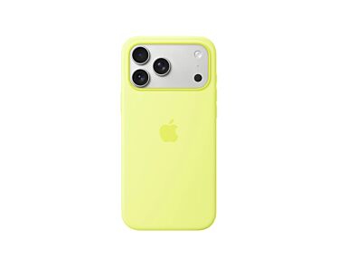 Apple Silikonowe Etui do iPhone 17 Pro Max z MagSafe - Neonowy żółty – Outlet  (1).jpg