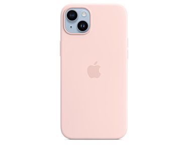 Apple Silikonowe Etui z MagSafe do iPhone 14 Plus - Kredowy róż