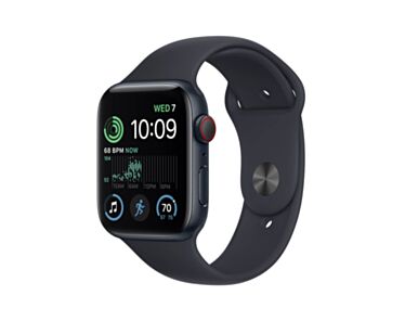 Apple Watch SE GPS + Cellular Koperta 44mm z Aluminium w kolorze Północy z Paskiem sportowym w kolorze Północy