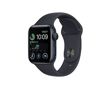 Apple Watch SE GPS Koperta 40mm z Aluminium w kolorze Północy z Paskiem sportowym w kolorze Północy - rozmiar M/L - Outlet