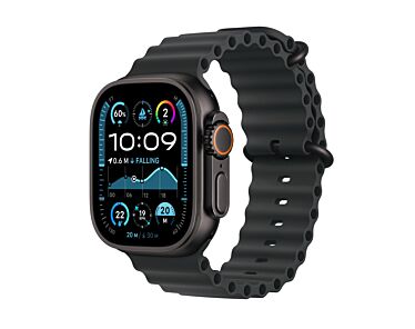 Apple Watch Ultra 2 GPS + Cellular Koperta 49mm z Tytanu w kolorze Czarnym z Paskiem Ocean w kolorze Czarnym