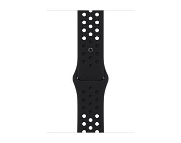 Apple Pasek sportowy Nike  w kolorze czarnym do koperty 38mm / 40mm / 41mm / 42mm - rozmiar S/M/L