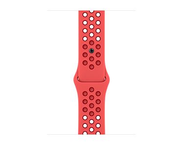 Apple Pasek sportowy Nike  w kolorze czerwonym do koperty 44mm / 45mm / 46mm / 49mm - rozmiar S/M/L