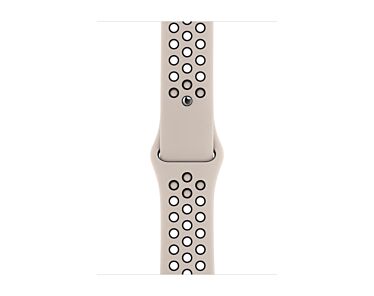 Apple Pasek sportowy Nike  w kolorze pustynnego piasku/czarnym do koperty 44mm / 45mm / 46mm / 49mm - rozmiar S/M/L