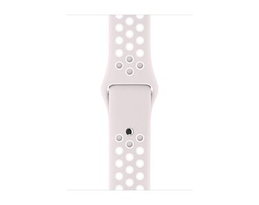 Apple Pasek sportowy Nike  w kolorze fioletowym/białym do koperty 42mm / 44mm / 45mm / 46mm / 49mm - rozmiar S/M/L