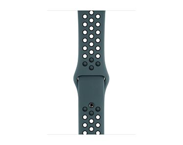 Apple Pasek sportowy Nike  w kolorze turkusowym/czarnym do koperty 44mm / 45mm / 46mm / 49mm - rozmiar S/M/L