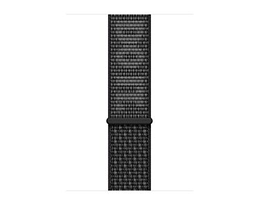 Apple Opaska sportowa Nike  w kolorze czarnym/śnieżnobiałym do koperty 38mm / 40mm / 41mm / 42mm - rozmiar uniwersalny