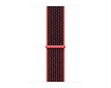 Apple Opaska sportowa Nike  w kolorze jaskrawego karmazynu/czarnym  do koperty 42mm / 44mm / 45mm / 46mm / 49mm - rozmiar uniwersalny