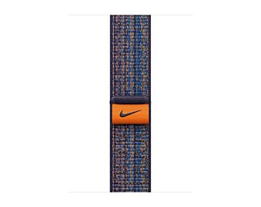 Apple Opaska sportowa Nike  w kolorze błękitnym/pomarańczowym do koperty 44mm / 45mm / 46mm / 49mm - rozmiar uniwersalny