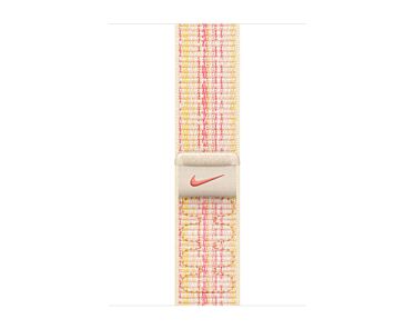 Apple Opaska sportowa Nike  w kolorze księżycowej poświaty/różowym do koperty 44mm / 45mm / 46mm / 49mm - rozmiar uniwersalny