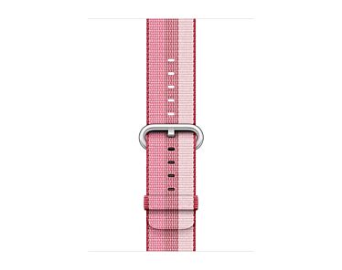 Apple Pasek nylonowy w kolorze maliny do koperty 38mm / 40mm / 41mm / 42mm - rozmiar S/M