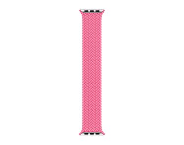 Apple Pleciona opaska Solo  w kolorze flamingo do koperty 40mm / 41mm / 42mm - rozmiar 9