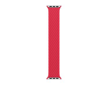 Apple Pleciona opaska Solo  w kolorze (PRODUCT)RED do koperty 44mm / 45mm / 46mm / 49mm - rozmiar 12